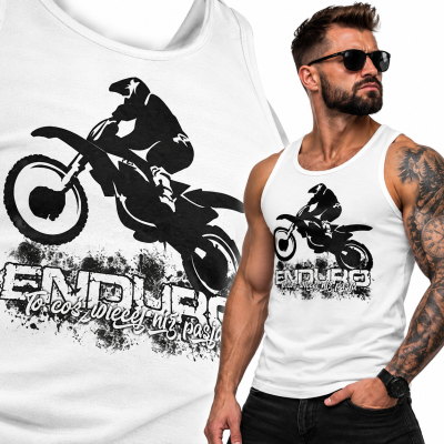 TANK TOP ŚMIESZNY MOTORYZACYJNE ENDURO